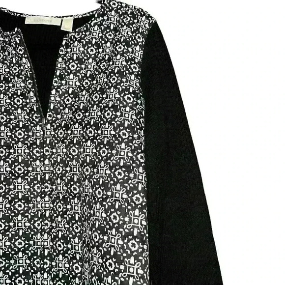 VTG Liz Claiborne Sz L‎ Knit Jacket Cozy Unique Preppy 90's - Picture 3 of 15